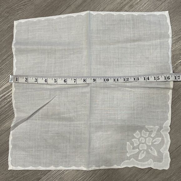 Cloth Napkins Linen Lot of 2 Embroidered Thanksgiving Table Setting Décor - Picture 4 of 4